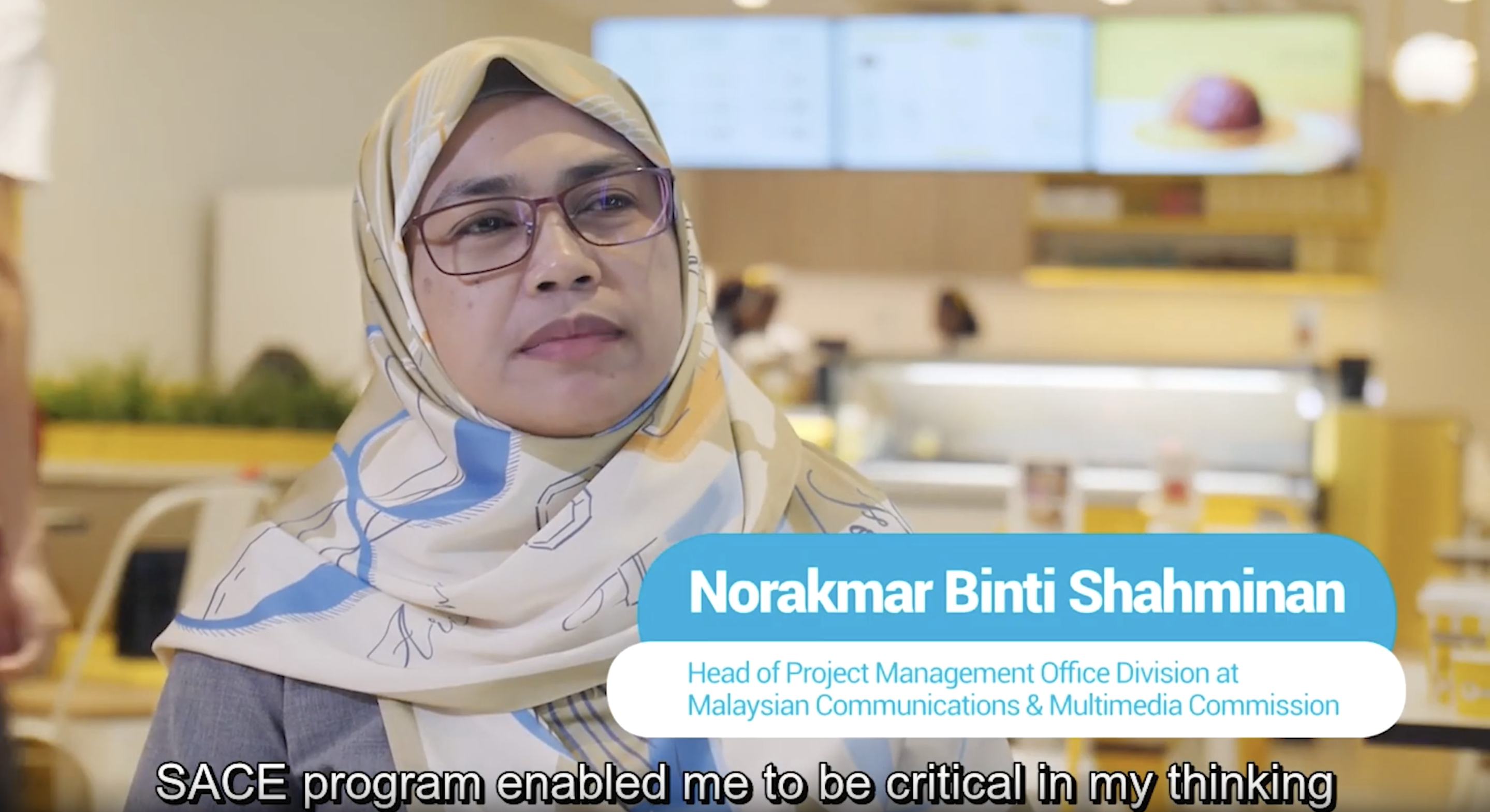 SACE Alumni story - Norakmar
